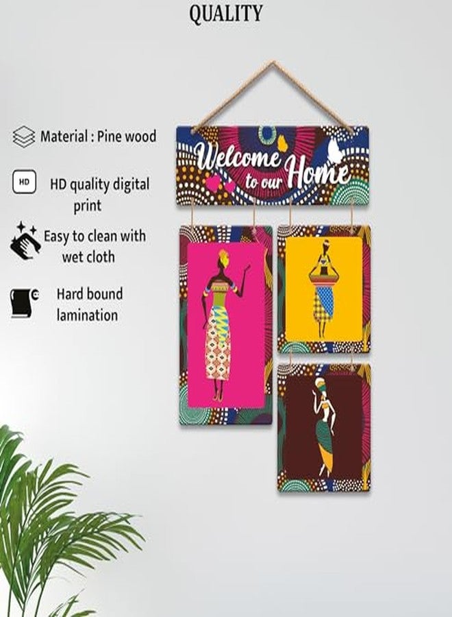 IT2M engineered wood MDF Wall Hanging For Home Décor For Living Room Bedroom Office|Sheet 3mm|HD Quality Print|Laser Cut|Size: 21 X 12 Inches|IW41 - Image 3
